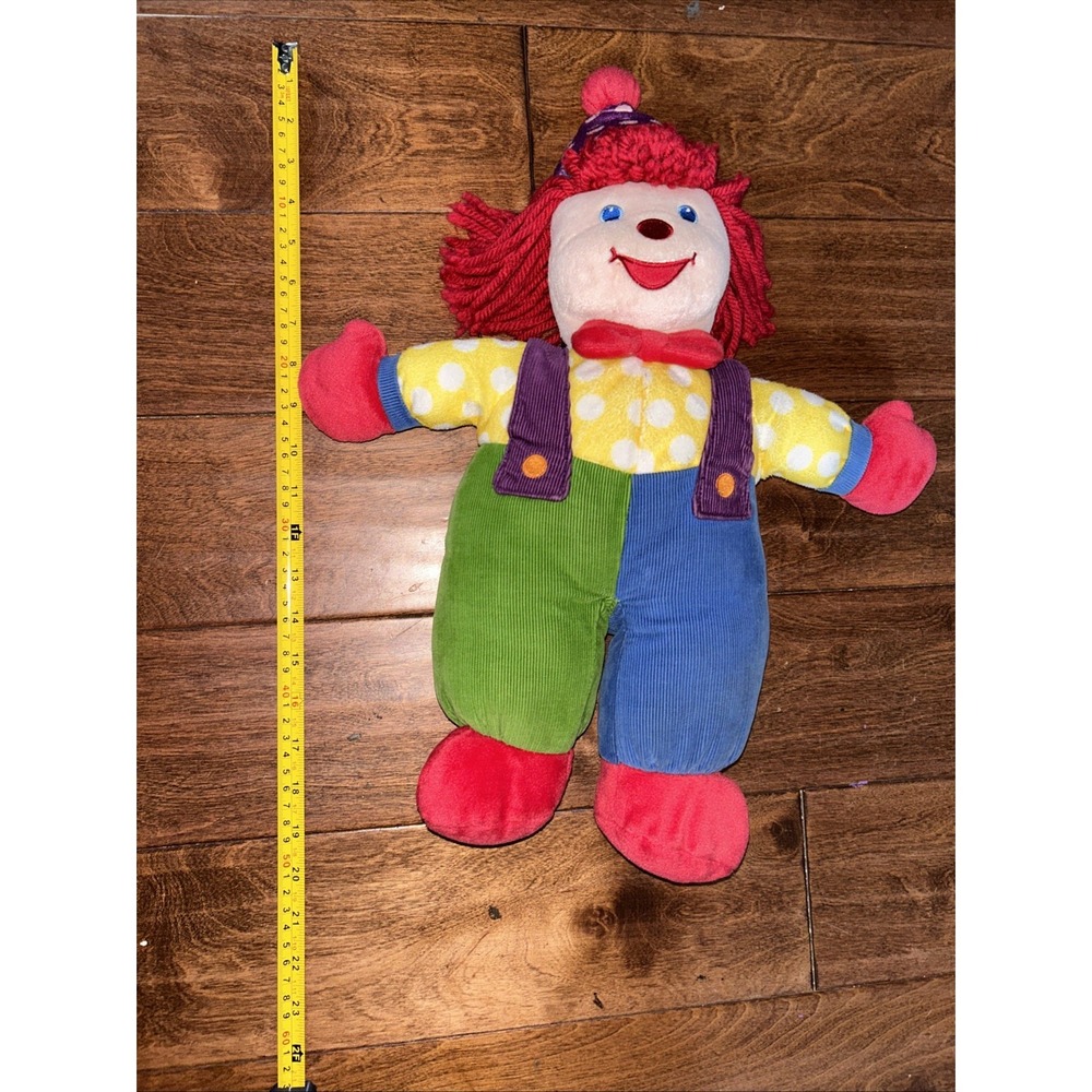 Vintage 2005 Gymboree Plush Stuffed Toy‎ Gumbo The Clown 18" Corduroy